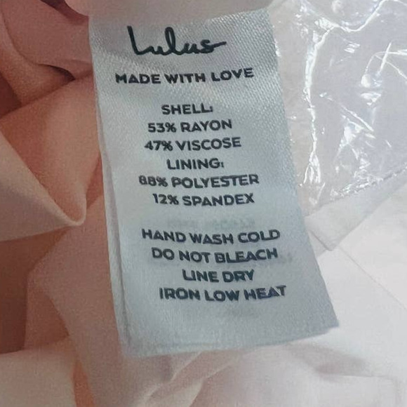 LULU'S SZ S Red Carpet Ready Peach Floral Satin Jacquard Maxi Dress NEW B23 flaw - Picture 7 of 8